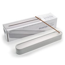 White Ceramic Incense Holder